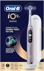 Oral-B Io Series 9 Electric Toothbrush with Pressure Sensor and Travel Case Pink