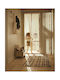 Ferm Living Kinder Vorhang mit Bleistiftfalten Beige 85x205cm