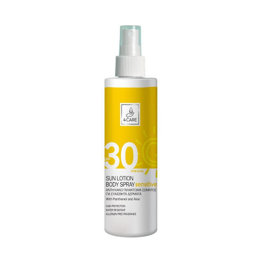 4care Wasserdichtes Sonnencreme Milch Für Körper SPF50 200ml