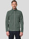 Men's Fleece Jacket Hooded Dark Forest
