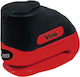 Viro Motorcycle Disc Brake Lock with 5.5mm Pin Diameter Orange Colour