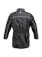 Adiavroxo (Work Aprons & Sleeves) Мъжко Водоустойчиво Яке Мотор Черен Цвят
