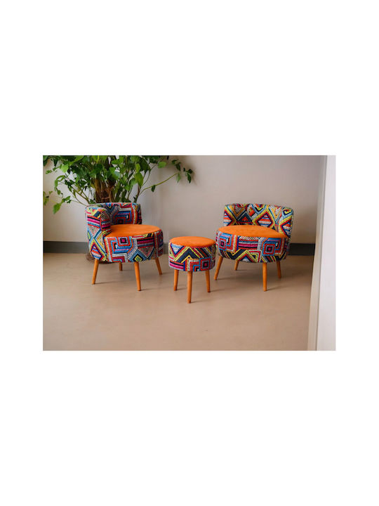 Wohnzimmermöbel-Sets 2 Sessel & Hocker