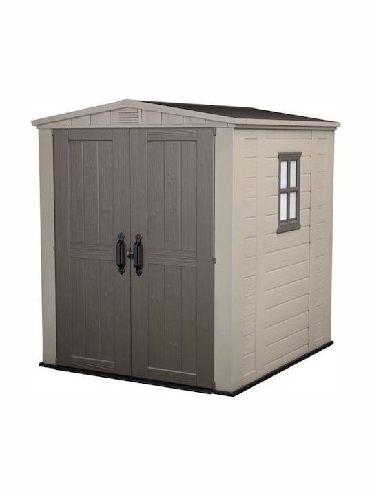 Plastic Garden Shed Factor M1.78xW1.95xH2.08m