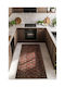 SteweHome Χαλί Ορθογώνιο Μπορντό 95x200cm