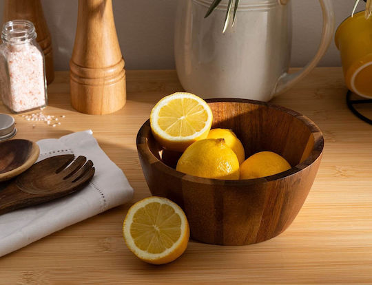 Secret de Gourmet Alicante Wooden Salad Bowl