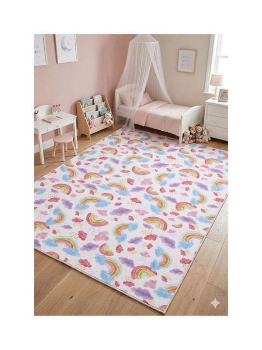 SteweHome Kinderteppich Beige 160x230cm Dicke 60mm