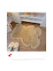 SteweHome Covor Pentru Copii Bej Rotund Cu Diametru 50cm