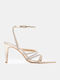 Sandals with Strass Gold