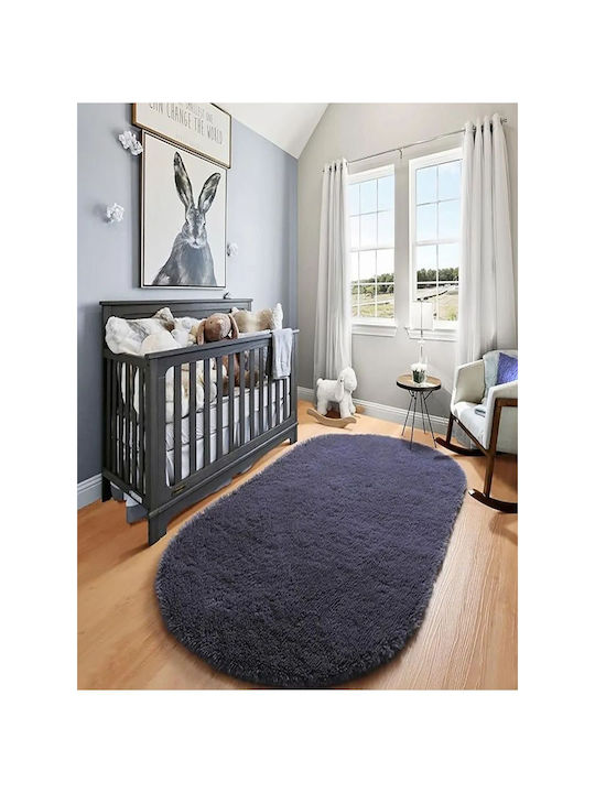 SteweHome Αντιολισθητικό Χαλί Διάδρομος Γκρι 80x290cm