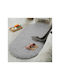 SteweHome Non-Slip Gray Runner Rug 80x290cm