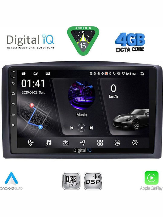 Digital IQ Car Audio System for Mercedes-Benz Vito / Viano 2015-2022 (Bluetooth/USB/WiFi/GPS/Apple CarPlay/Android Auto) with 10" Touch Screen
