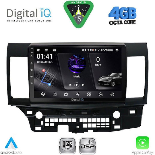 Digital IQ Car Audio System for Mitsubishi Lancer 2008-2017 (Bluetooth/USB/WiFi/GPS/Apple CarPlay/Android Auto) with 10" Touch Screen