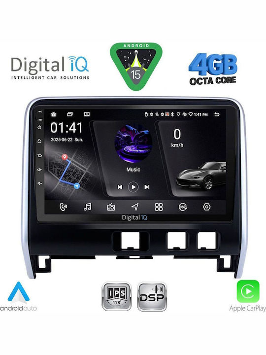 Digital IQ Car Audio System for Nissan Serena 2016-2022 Bluetooth USB WiFi GPS Apple CarPlay Android Auto with 10" Touch Screen