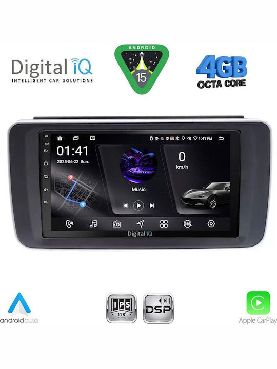 Digital IQ Car Audio System for Nissan Leaf 2018 (Bluetooth/USB/WiFi/GPS/Apple CarPlay/Android Auto) with 9" Touch Screen