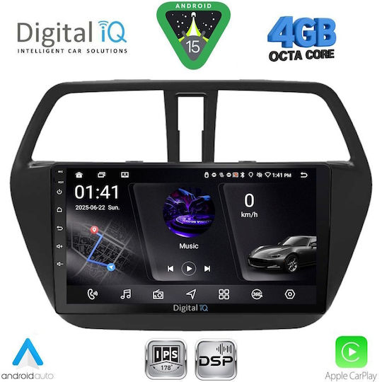 Digital IQ Ηχοσύστημα Αυτοκινήτου για Suzuki SX4 S-Cross 2014-2021 (Bluetooth/USB/WiFi/GPS/Apple-Carplay/Android-Auto) με Οθόνη Αφής 9"