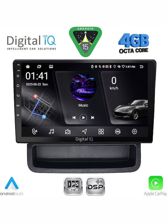 Digital IQ Car Audio System for Opel Vivaro Renault Trafic Nissan Primastar 2004-2015 Bluetooth USB WiFi GPS Apple CarPlay Android Auto with 10" Touch Screen