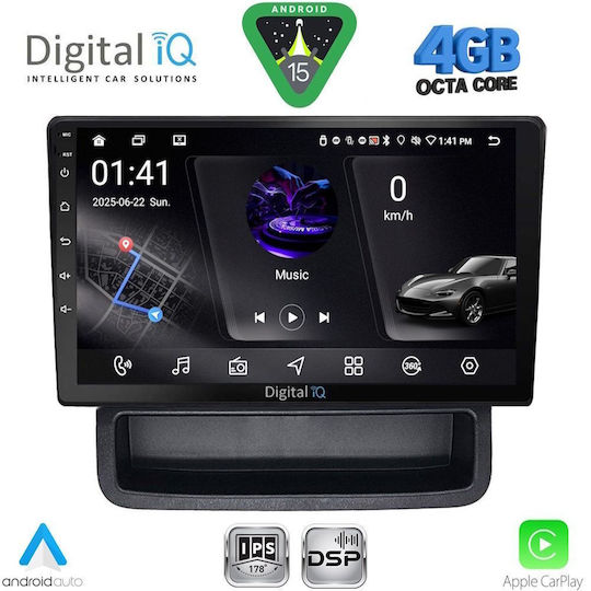 Digital IQ Car Audio System for Opel Vivaro Renault Trafic Nissan Primastar 2004-2015 Bluetooth USB WiFi GPS Apple CarPlay Android Auto with 10" Touch Screen