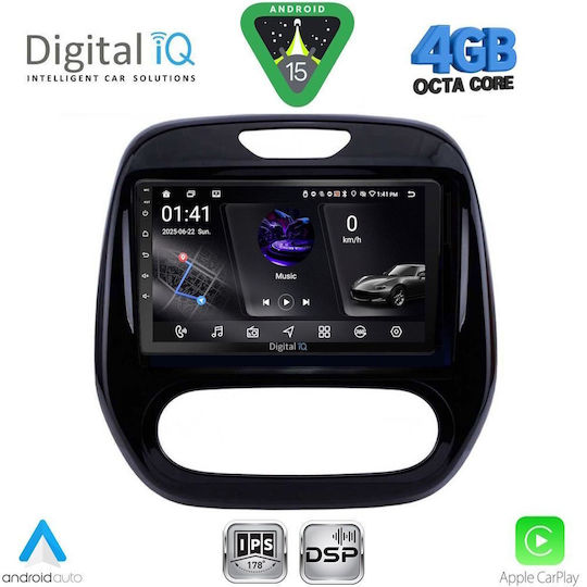 Digital IQ Car Audio System for Renault Captur 2013-2019 (Bluetooth/USB/WiFi/GPS/Apple CarPlay/Android Auto) with 9" Touch Screen