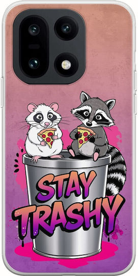 Stay Trashy OnePlus 15 5G Flexible TPU Transparent Silicone Mobile Phone Case