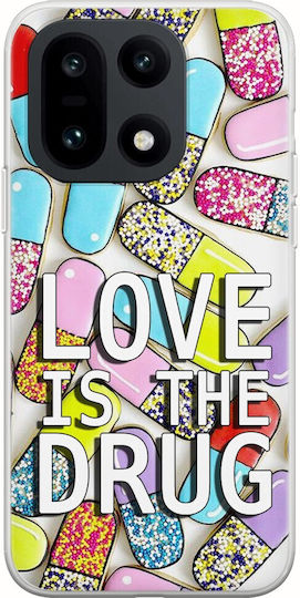 Mobile Phone Case Love Is Drug Oneplus 15 5g Flexible TPU Transparent Silicone