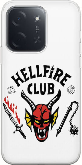 Husă Stranger Things Hellfire Club Xiaomi Poco C85 4g Flexibil TPU Silicon Transparentă