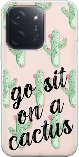 Θήκη Go Sit On A Cactus Xiaomi Poco C85 4g Flexible Tpu Διάφανη Σιλικόνη