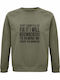 Sweatshirt Organic Unisex " If I Said I'll Fix It I Will There Is No Need To Remind Me Every Six Months Funny Husband " Khaki
