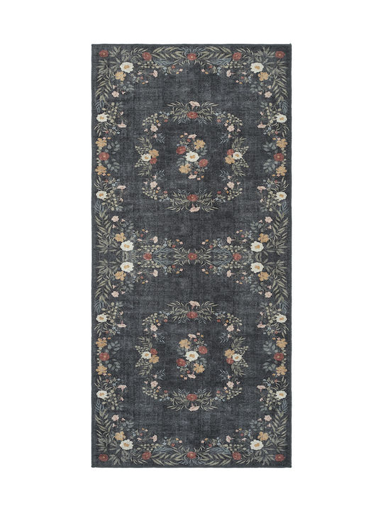 SteweHome Παιδικό Χαλί Μαύρο 95x200cm Πάχους 60mm