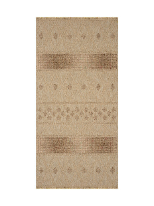SteweHome Χαλί Καλοκαιρινό Ψάθινο 80x200cm Μπεζ
