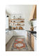 SteweHome Правоъгълен Оранжев Килим 95x300см