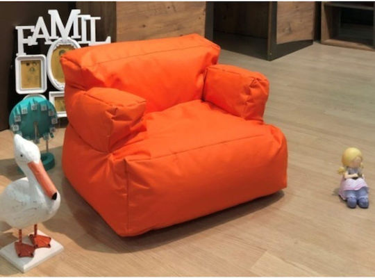 Kinderstuhl Sitzsack Orange 30x30x45cm