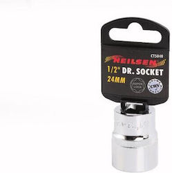 Neilsen Καρυδάκι με Καρέ Υποδοχής 1/2" Διάμετρος 24mm Neilsen Καρυδάκι με Καρέ Υποδοχής 1/2" Διάμετρος 24mm