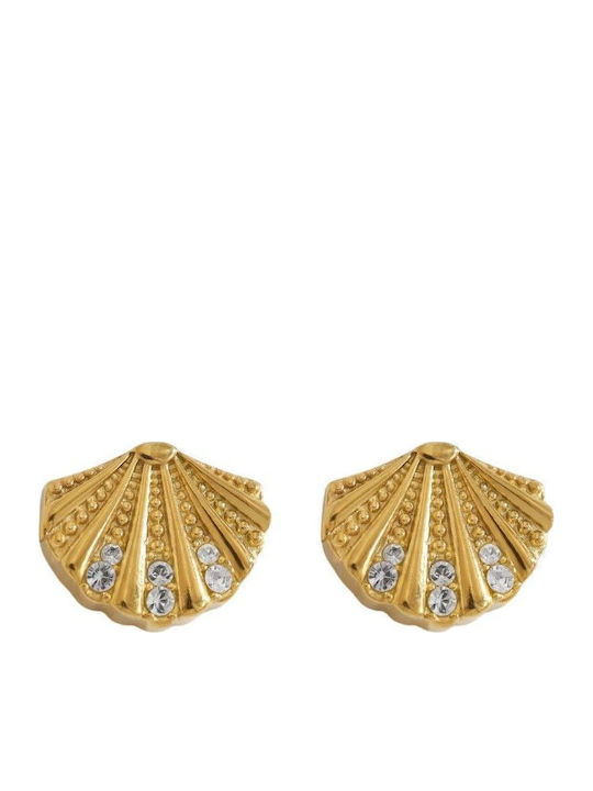 Callajewels Καρφωτά με Πέτρες από Ατσάλι