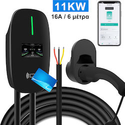 Junsun Φορτιστής 11kW με Ενσωματωμένο Καλώδιο 6m Type 2 Junsun Φορτιστής 11kW με Ενσωματωμένο Καλώδιο 6m Type 2