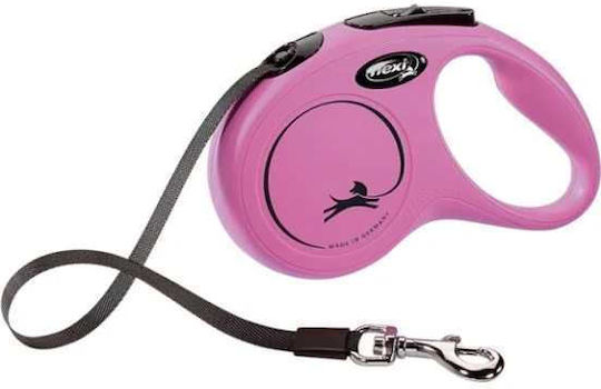 Flexi Flexi Klappbarer Hundeleinen und -führungen Classic Small Rotes Material 5m bis 15kg