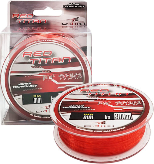 Daiki Red Titan Fishing Line 300 m 0.26 mm 8 kg