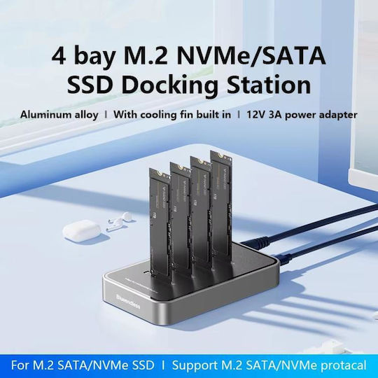 Blueendless Докинг Станция за С ATA Твърди Дискове със Свързаност USB-C / USB 3.2 (XM524X)