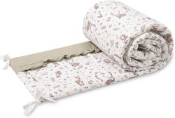 Sensillo Πάντα Κλασική για τα Κάγκελα της Κούνιας Forest Beige 30x180cm