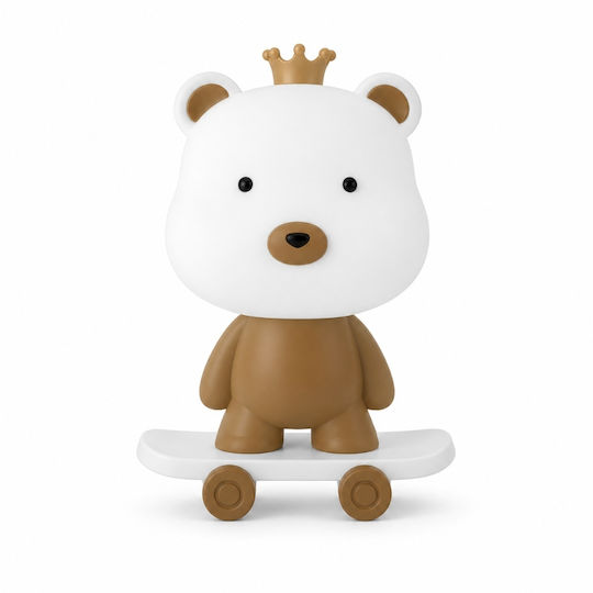 My Home Luxury LED Kinder Tischlampe Braune 29,5x18,5x15cm