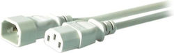 Καλώδιο Τροφοδοσίας Efb C14 180°-c13 180°,gray,5.0m,3x1.00mm Καλώδιο Τροφοδοσίας Efb C14 180°-c13 180°,gray,5.0m,3x1.00mm