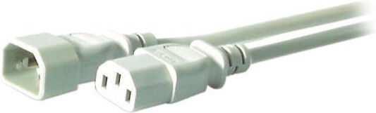 Power Cord Efb C14 180°-C13 180° Gray 5.0m 3x1.00mm