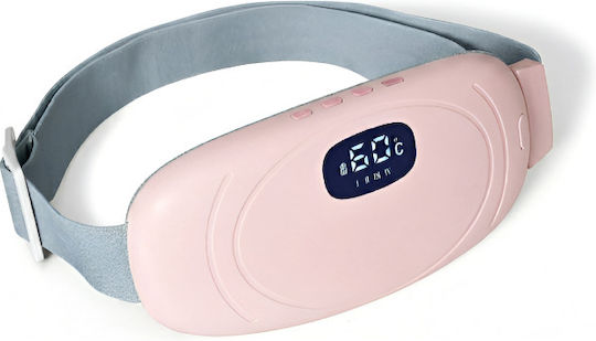 Kimriber Massage Belt for Waist with Vibration and Heating Function Pink