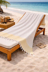 SteweHome Strandtuch Pareo Baumwolle Gelbe SteweHome Strandtuch Pareo Baumwolle Gelbe