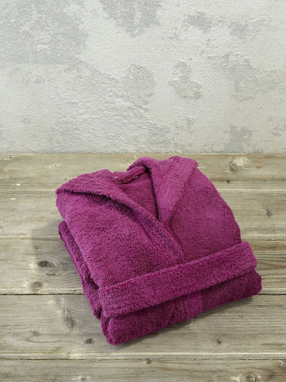 Nima Halat de Baie pentru Copii Violet cu Glugă