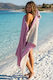 SteweHome Beach Towel Pareo Cotton Fuchsia 180x90cm