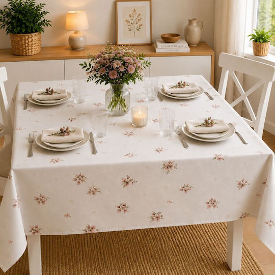 Pucioasa Τραπεζομάντηλο Βαμβακερό Floral 160x320εκ.