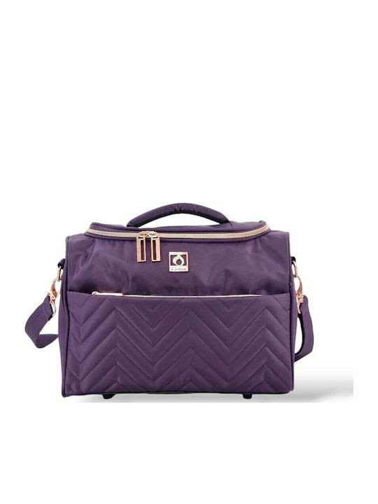 Beauty Case Toiletry Bag Diplomat Monaco Zc9001-v32 Purple