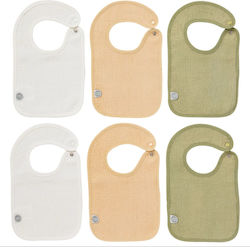 Babycalin Babycalin Baby Lätzchen Aus 100% Baumwolle Mit Taste Weiße 6 Stück Babycalin Babycalin Baby Lätzchen Aus 100% Baumwolle Mit Taste Weiße 6 Stück