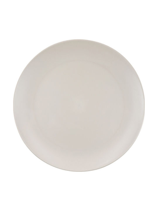 Natural Elements Placă Joasă Din Plastic Bej Cu Diametru 25.5cm 4 Bucăți